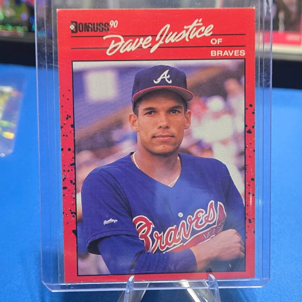 1990 Donruss #704 Dave Justice (RC)